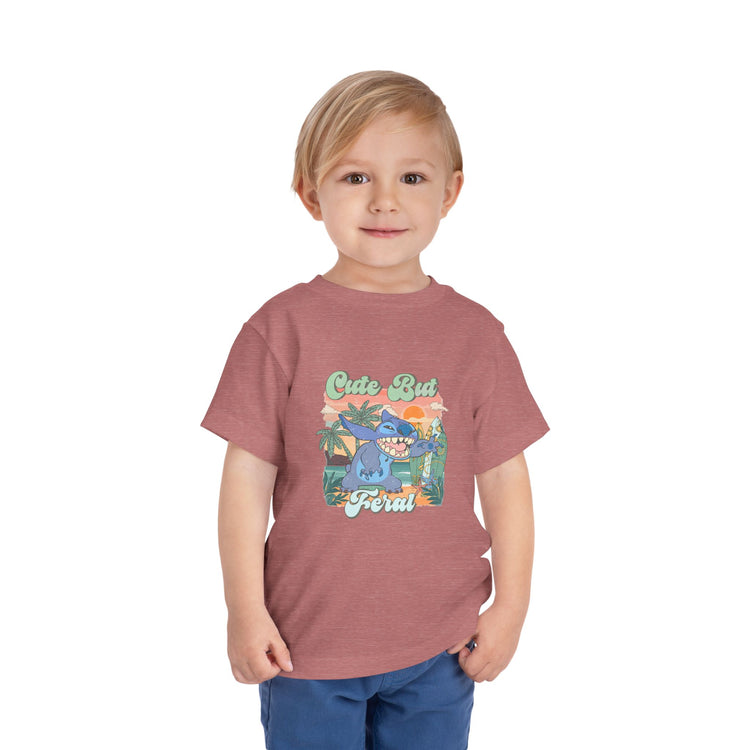 Cute But Feral Toddler Tee - Fandom-Made