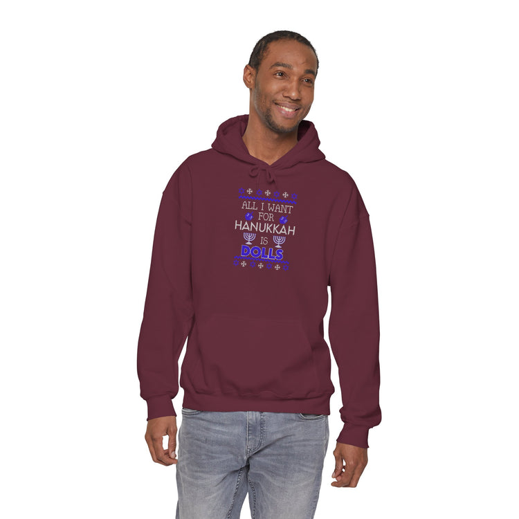 All I Want For Hanukkah Is Dolls Unisex Hoodie