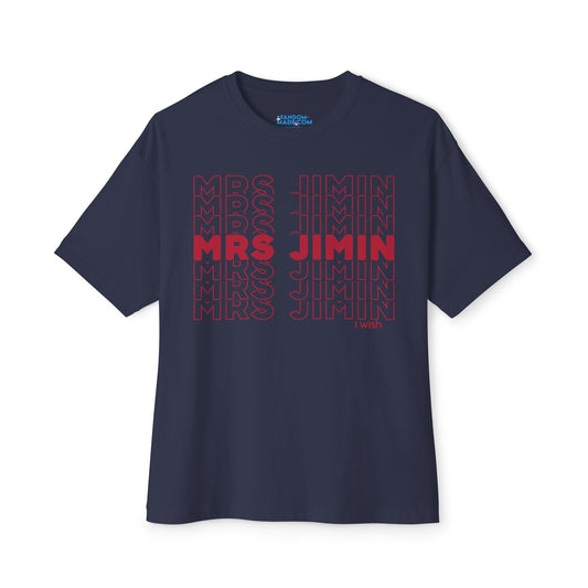 Mrs. Jimin Unisex Oversized Boxy Tee