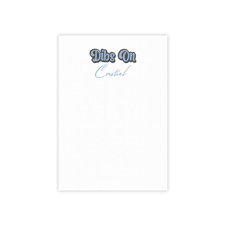 Dibs On Castiel Post-it® Note Pads - Fandom-Made