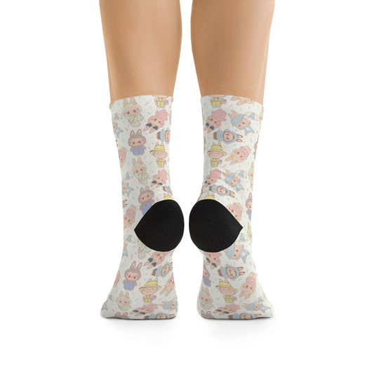 Cute Monsters Socks - Fandom-Made