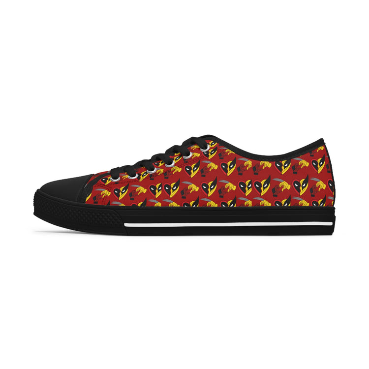 Wolverine Deadpool Besties Women's Sneakers - Fandom-Made