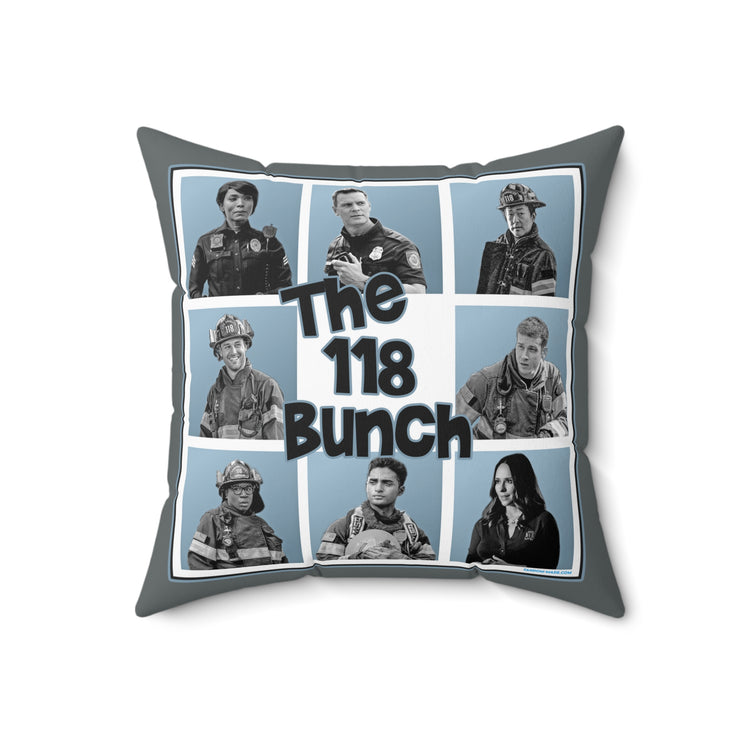 The 118 Bunch Square Pillow - Fandom-Made