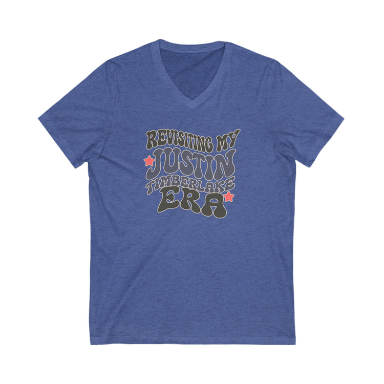 Justin Era V-Neck Tee - Fandom-Made