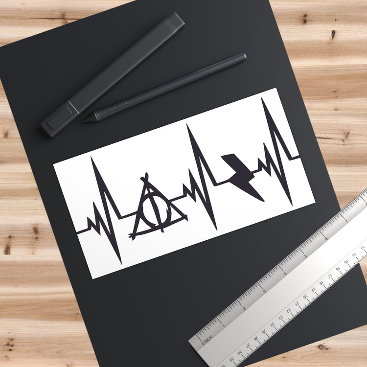 My Heart Beats For Harry Potter Bumper Sticker - Fandom-Made