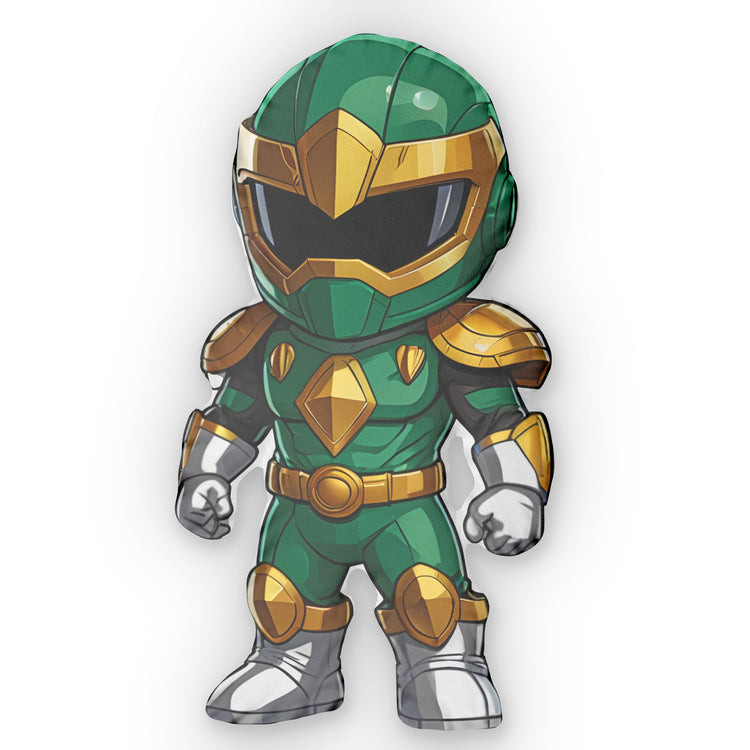 Green Ranger-Shaped Pillow - Fandom-Made