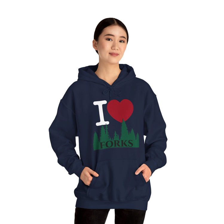 I Love Forks Hoodie - Fandom-Made