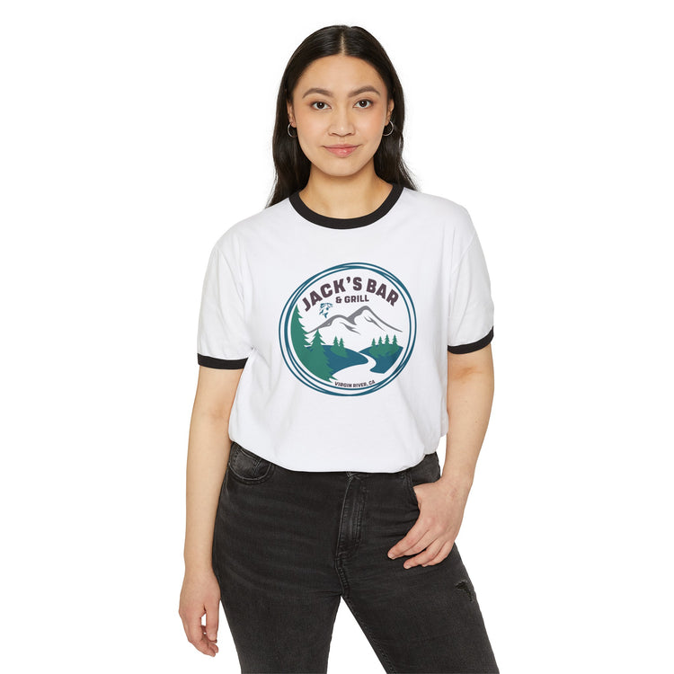 Jack's Bar & Grill Ringer T-Shirt - Fandom-Made