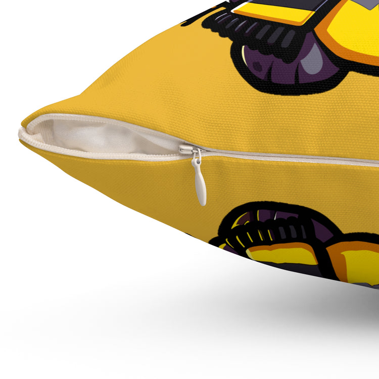 Hufflepuff Mascot Square Pillow - Fandom-Made