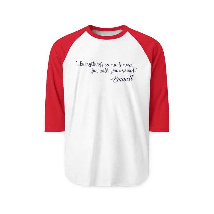 So Much More Fun 3/4 Raglan Shirt - Fandom-Made