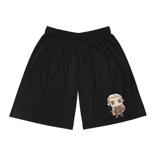 Legolas Basketball Shorts - Fandom-Made