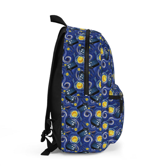Tardis Night Backpack - Fandom-Made
