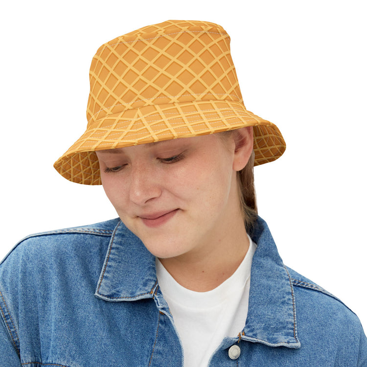 Waffle Bucket Hat - Fandom-Made