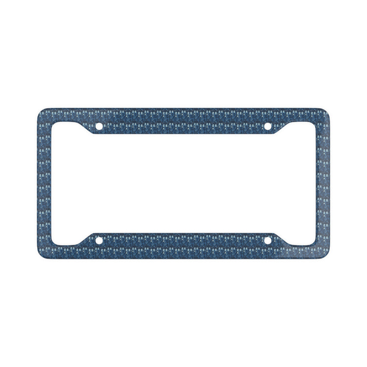 Tardis All-Over Print License Plate Frame - Fandom-Made