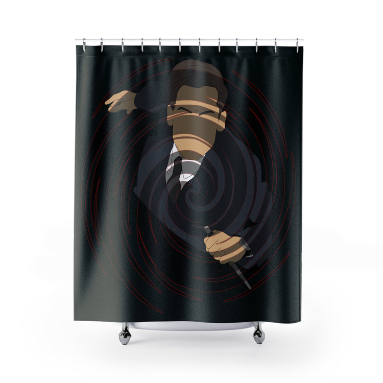 Number Five Shower Curtain - Fandom-Made