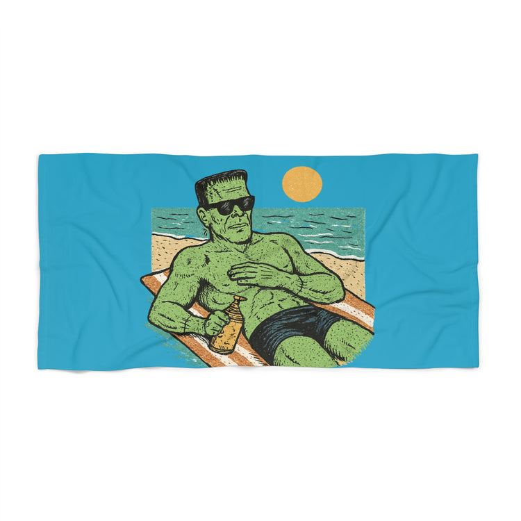 Frank N. Stein Beach Towel - Fandom-Made