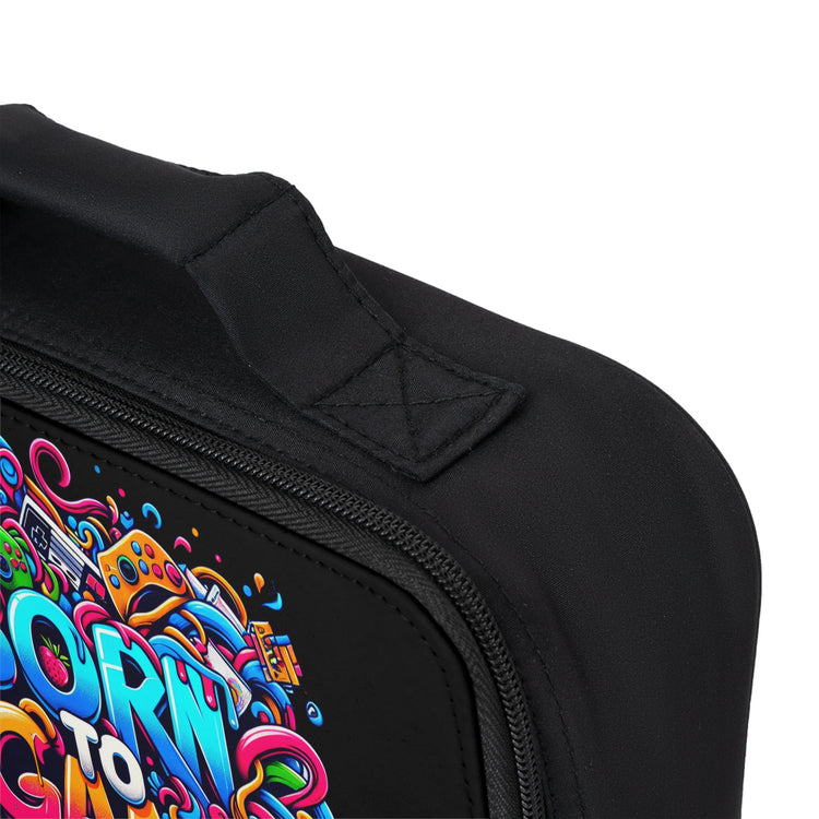 Born To Game Forced To Go To School Lunch Bag - Fandom-Made