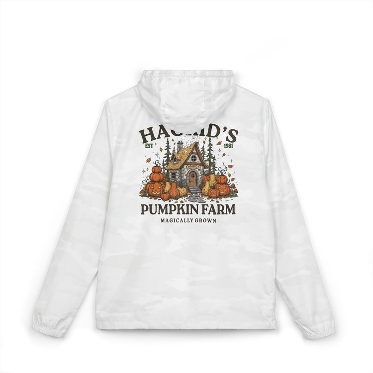 Hagrid's Pumpkins Unisex Full-Zip Windbreaker Jacket - Fandom-Made