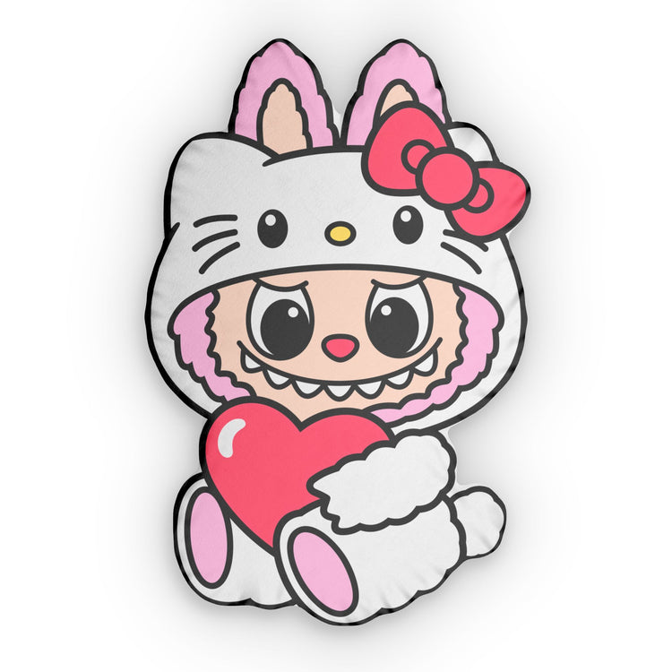 Bubu Kitty-Shaped Pillow - Fandom-Made