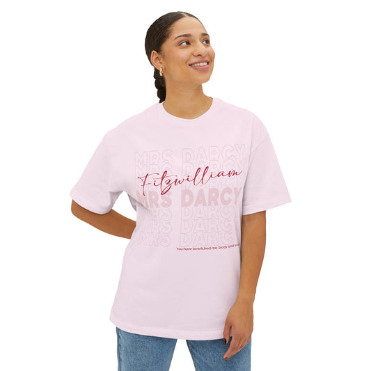 Mrs. Darcy Unisex Oversized Boxy Tee