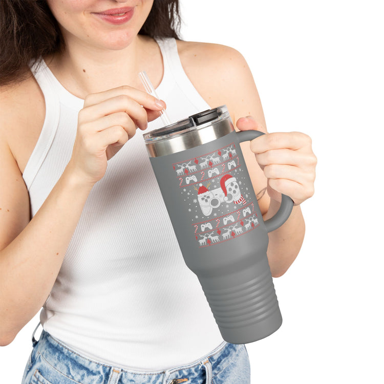 Gaming Ugly Christmas Insulated Tumbler