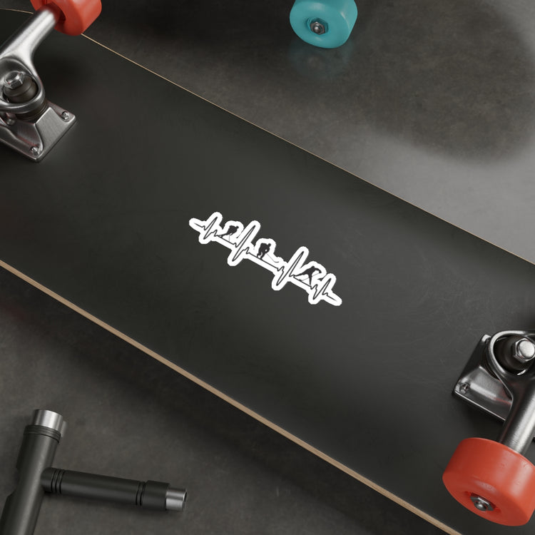 My Heart Beats For Hockey Die-Cut Sticker - Fandom-Made
