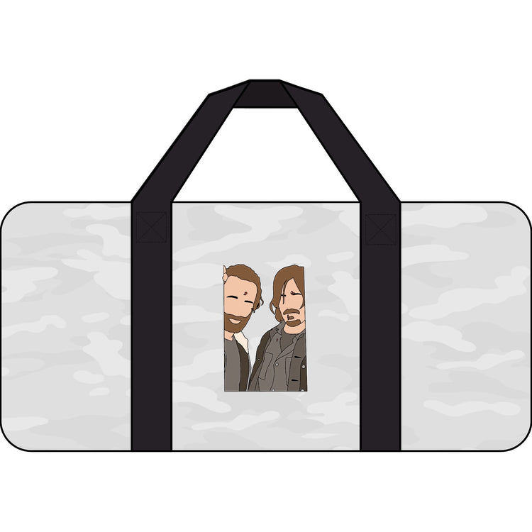 Rick and Daryl Tripper Duffel Bag - Fandom-Made