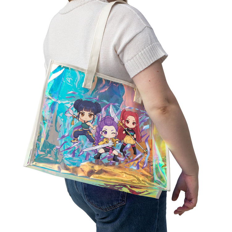 Warrior Trio Holographic Tote Bag