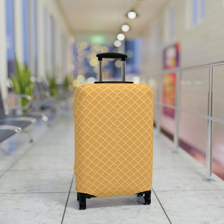 Waffle Luggage Cover - Fandom-Made