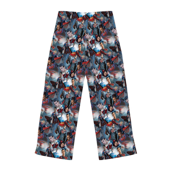 Superman Collage Women's Pajama Pants - Fandom-Made