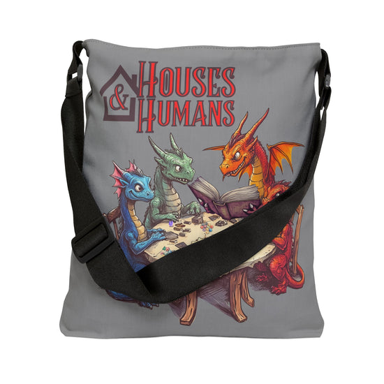 Houses and Humans Adjustable Tote Bag - Fandom-Made