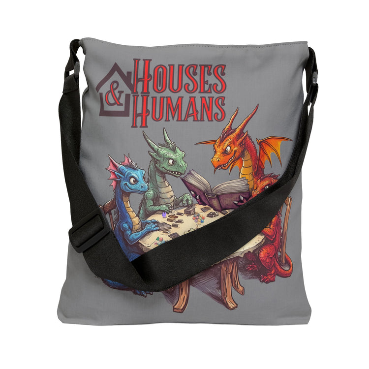 Houses and Humans Adjustable Tote Bag - Fandom-Made
