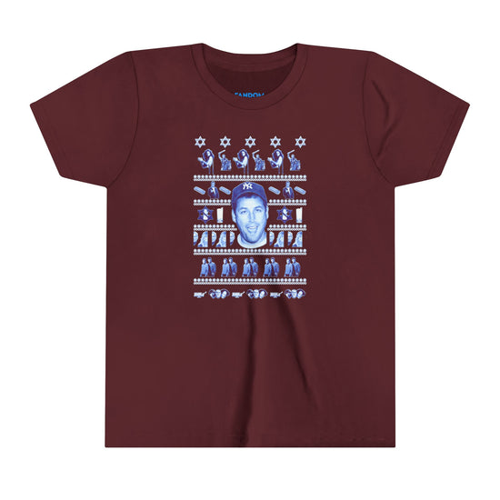 Adam Sandler Ugly Hanukkah Youth Tee - Fandom-Made