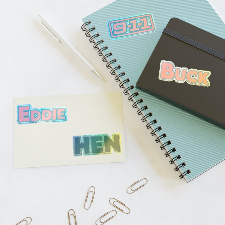 9-1-1 Names Sticker Sheet - Fandom-Made