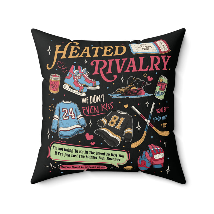 Rivalry Faux Suede Square Pillow - Fandom-Made