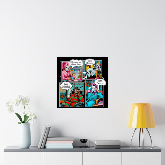 Very Demure Very Mindful Very Scary Poster - Fandom-Made