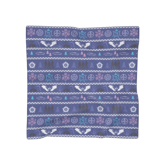Supernatural Ugly Christmas Sweater Scarf - Fandom-Made