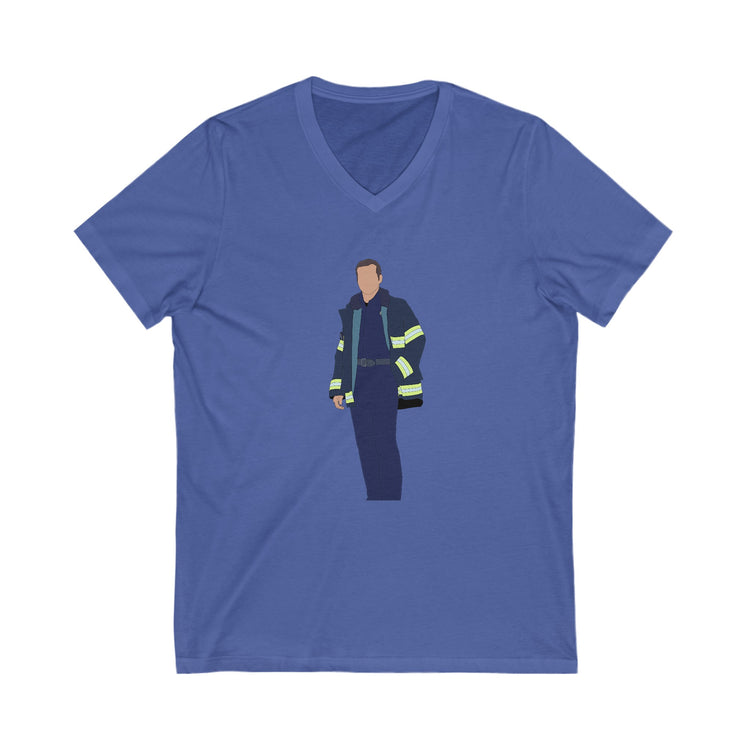 Evan Buckley V-Neck Tee - Fandom-Made