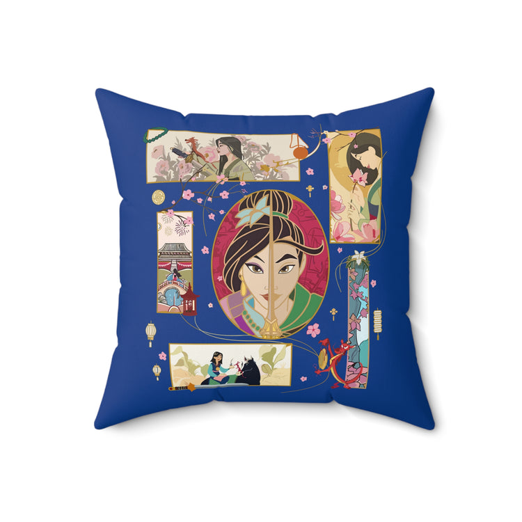 Mulan Square Pillow
