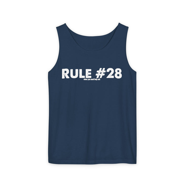 Rule 28 Need Help Ask Tank Top - Fandom-Made