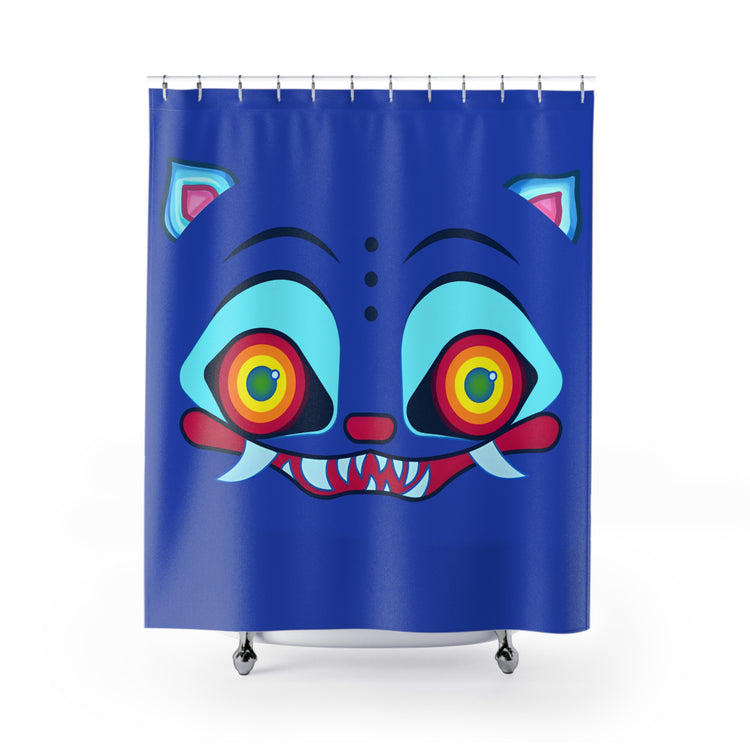 Derpy Face Shower Curtain