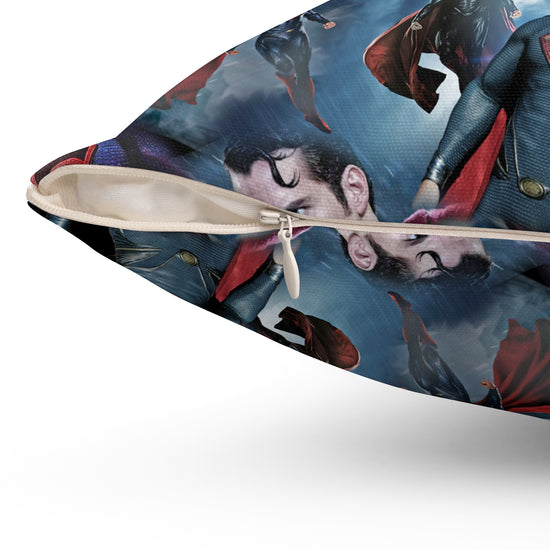 Superman Collage Square Pillow - Fandom-Made