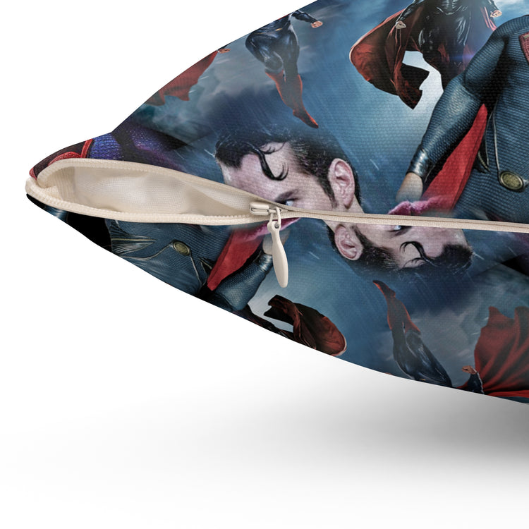 Superman Collage Square Pillow - Fandom-Made