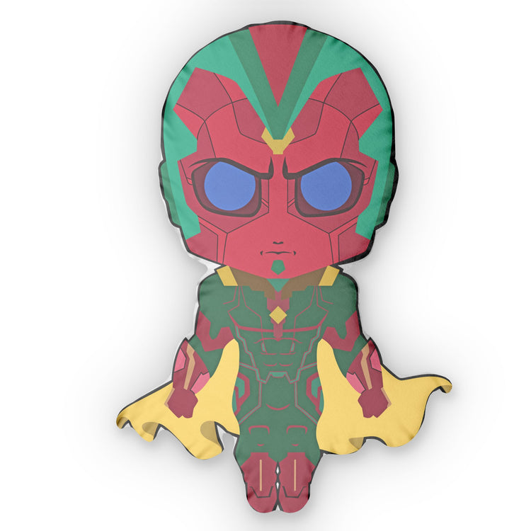 Vision-Shaped Pillow - Fandom-Made