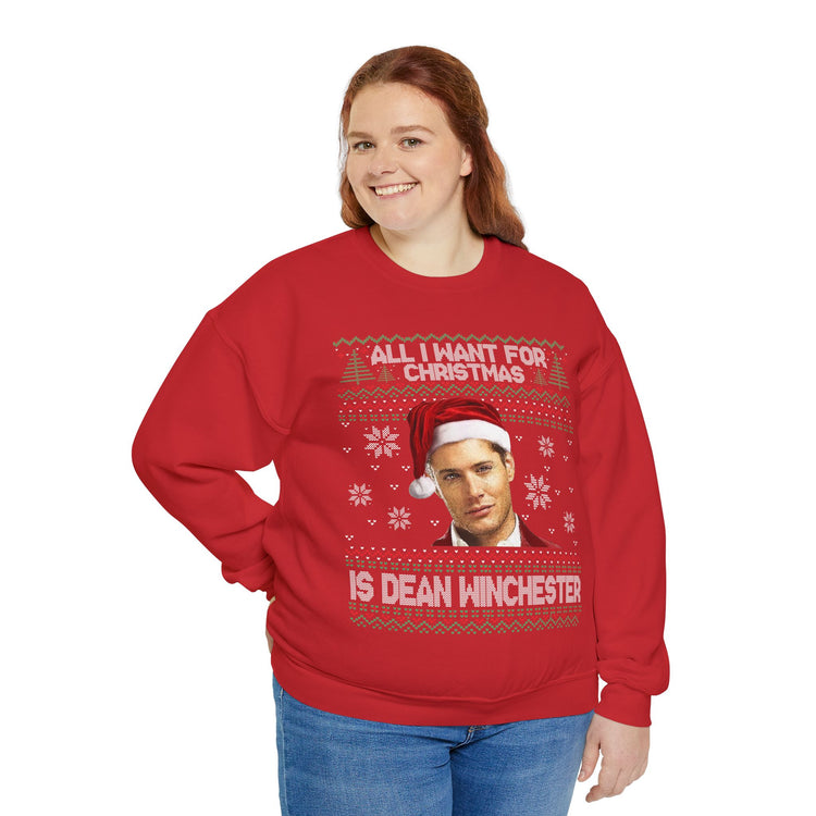 All I Want Is Dean Winchester Sweatshirt - Fandom-Made