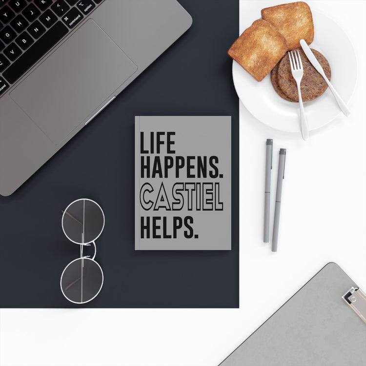 Life Happens Castiel Helps Journal - Fandom-Made