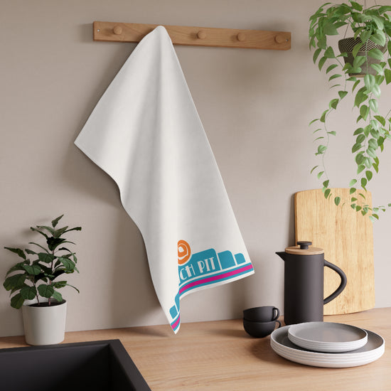 The Peach Pit Kitchen Towel - Fandom-Made