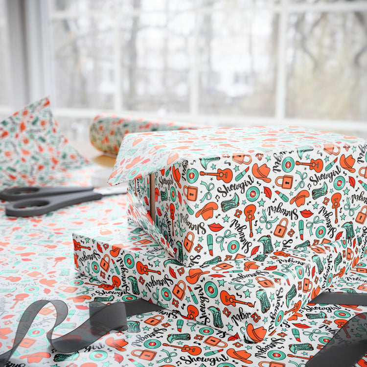 Country Showgirl Wrapping Paper