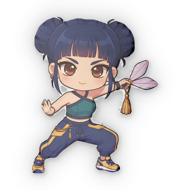 Warrior Zoey-Shaped Pillow