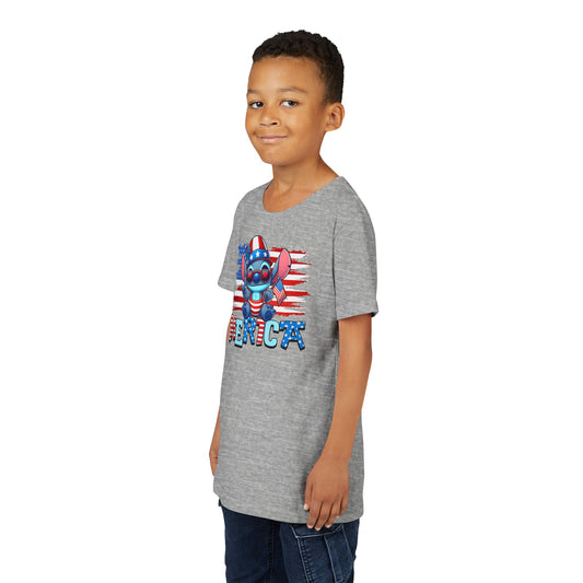 Patriotic Stitch Youth Tee - Fandom-Made